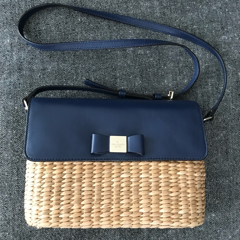 Kate Spade Vita Limoni Clara Straw Bag